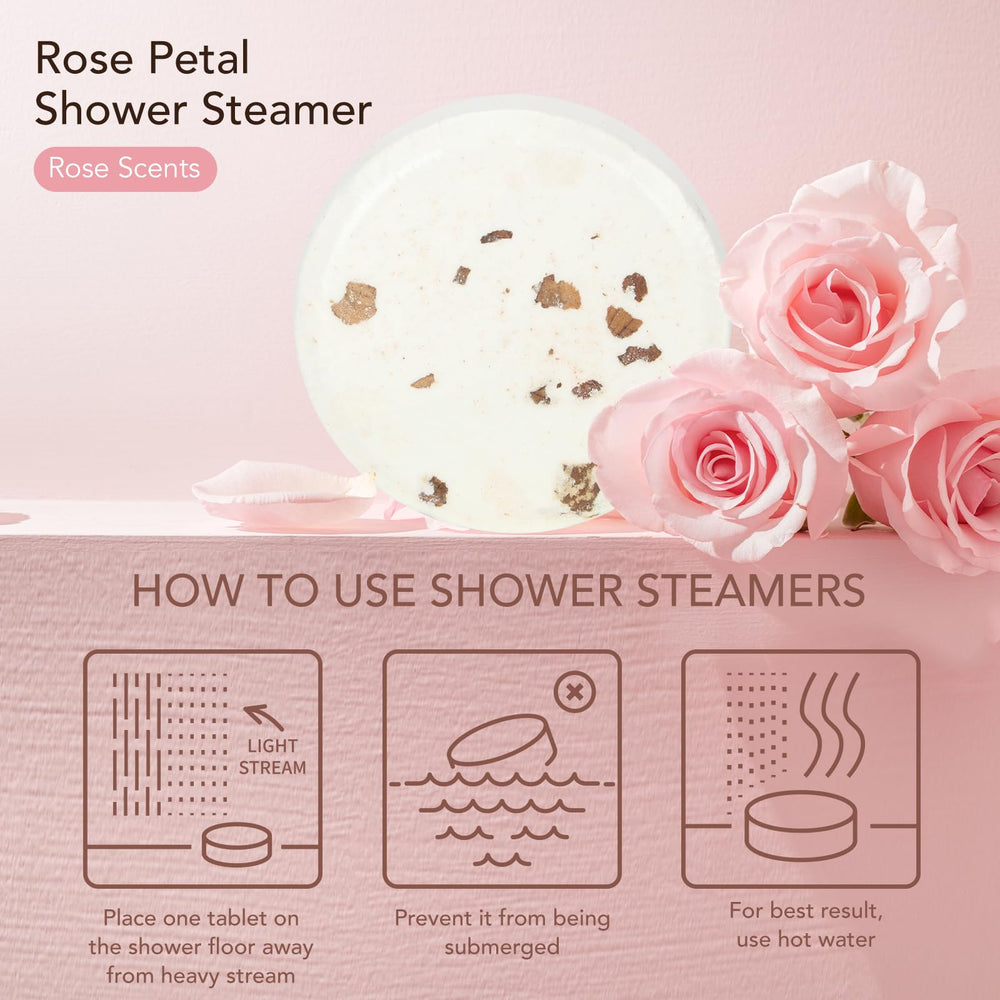 Saint Roy vanilla oat shower steamer enhances a spa-like bath experience