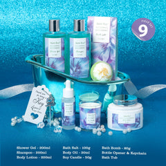 Saint Roy spa gift basket for women, ideal for gifting and relaxation.