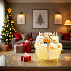 Saint Roy spa soy candle adds warm glow for a cozy spa night