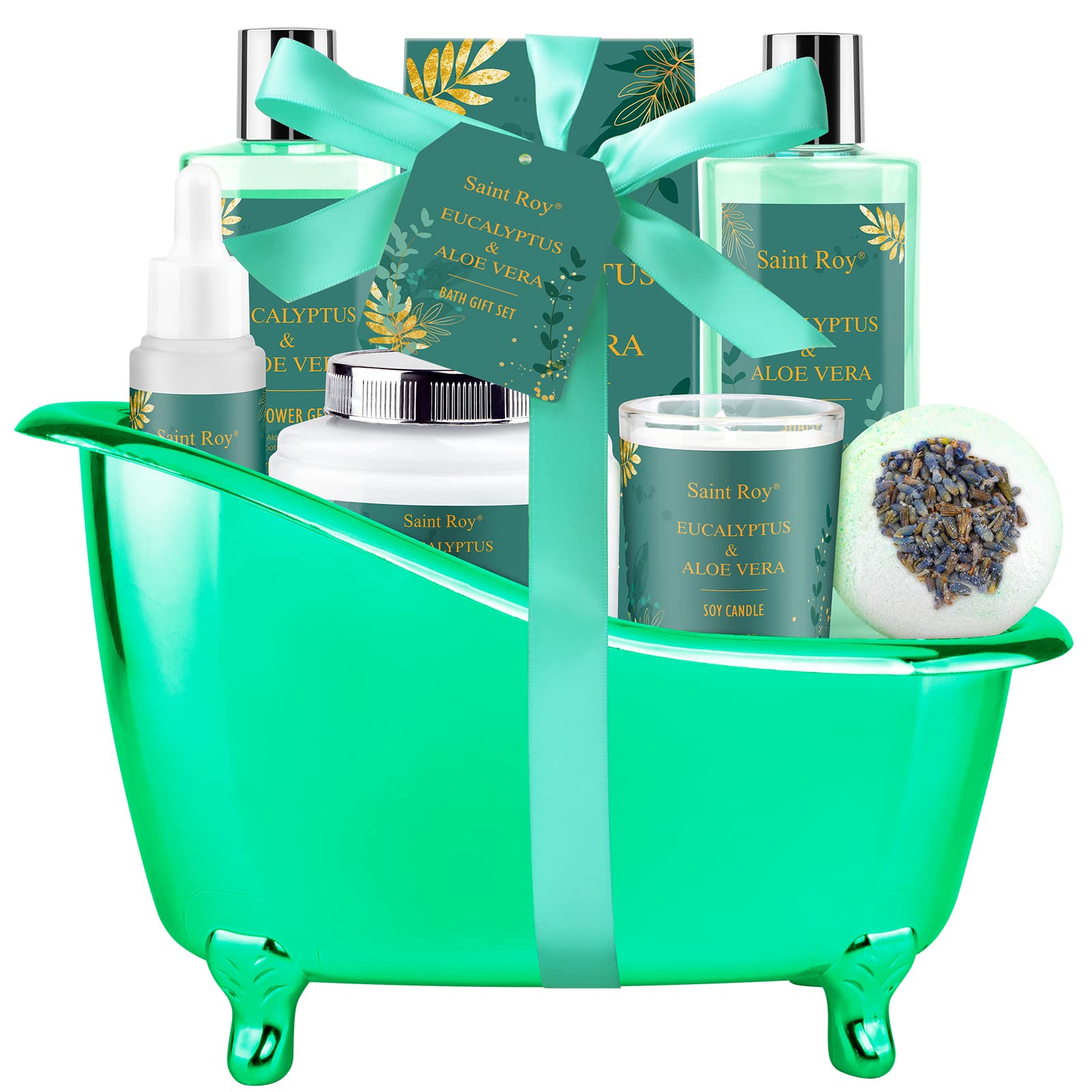 Saint Roy spa gift basket gift note card—personal touch for gifting