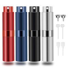 Saiveina 8ml travel atomizer bottle front view showing compact, TSA-friendly portability.
