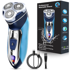 Sakioo electric razor with 4D floating head for a close, comfortable shave