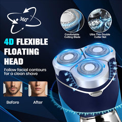 Sakioo electric razor pop-up trimmer for precise sideburns and neat lines