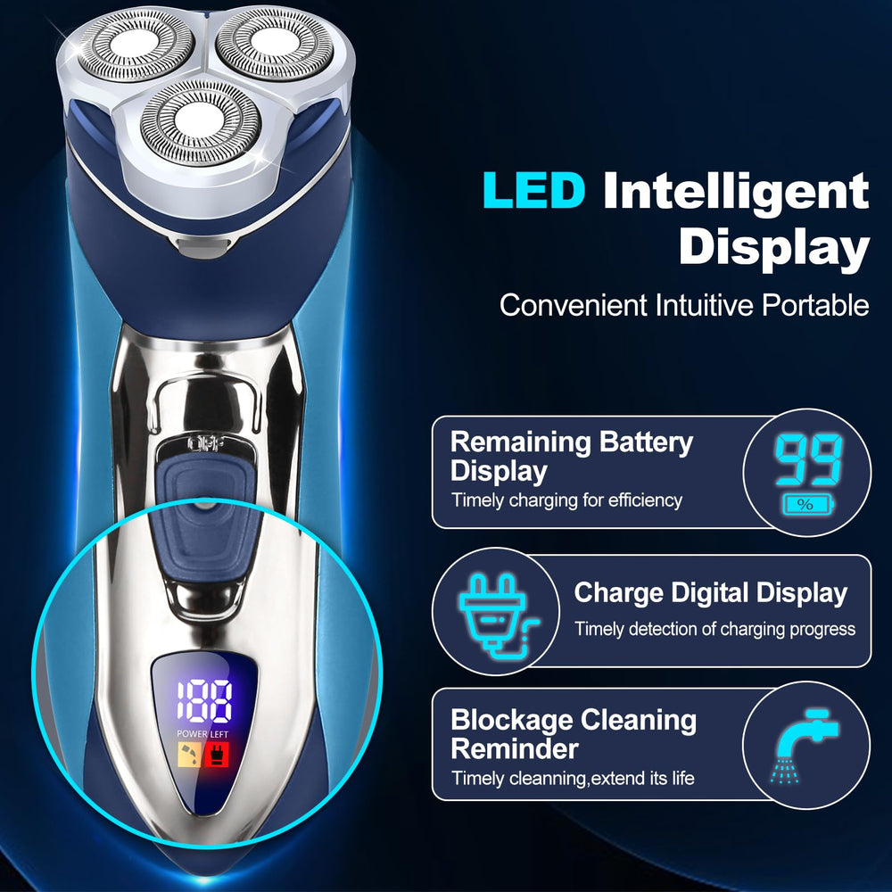Sakioo electric razor USB charging for convenient power on the go