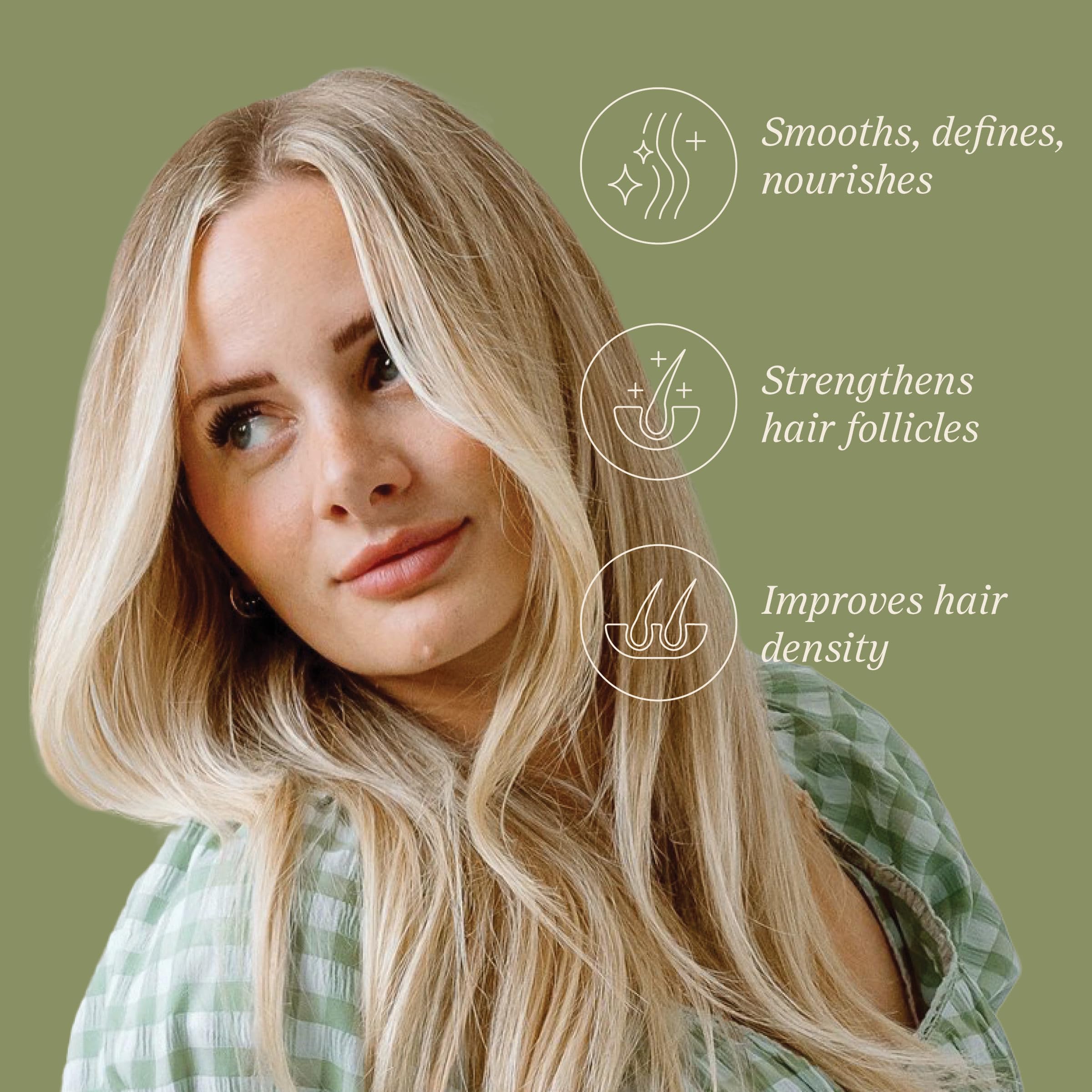 SALEE Shine-enhanced finish leaves hair glossy and hydrated.