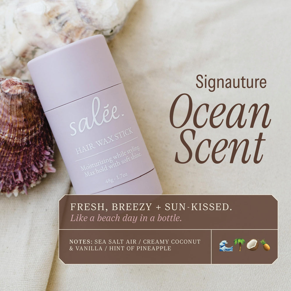 SALEE Hair Wax Stick twists up easily for quick touch-ups