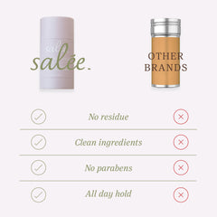 SALEE Hair Wax Stick tames flyaways for a clean look