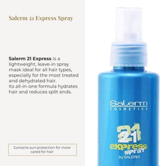 SALERM 21 Express silk proteins visualize deep conditioning and added body.