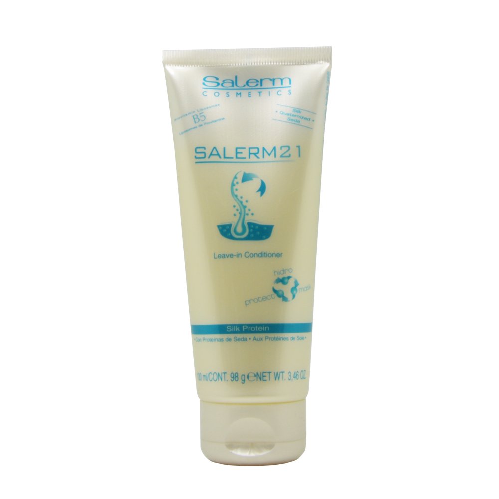 Salerm 21 Leave-In Conditioner travel-size bottle ready for detangling and shine