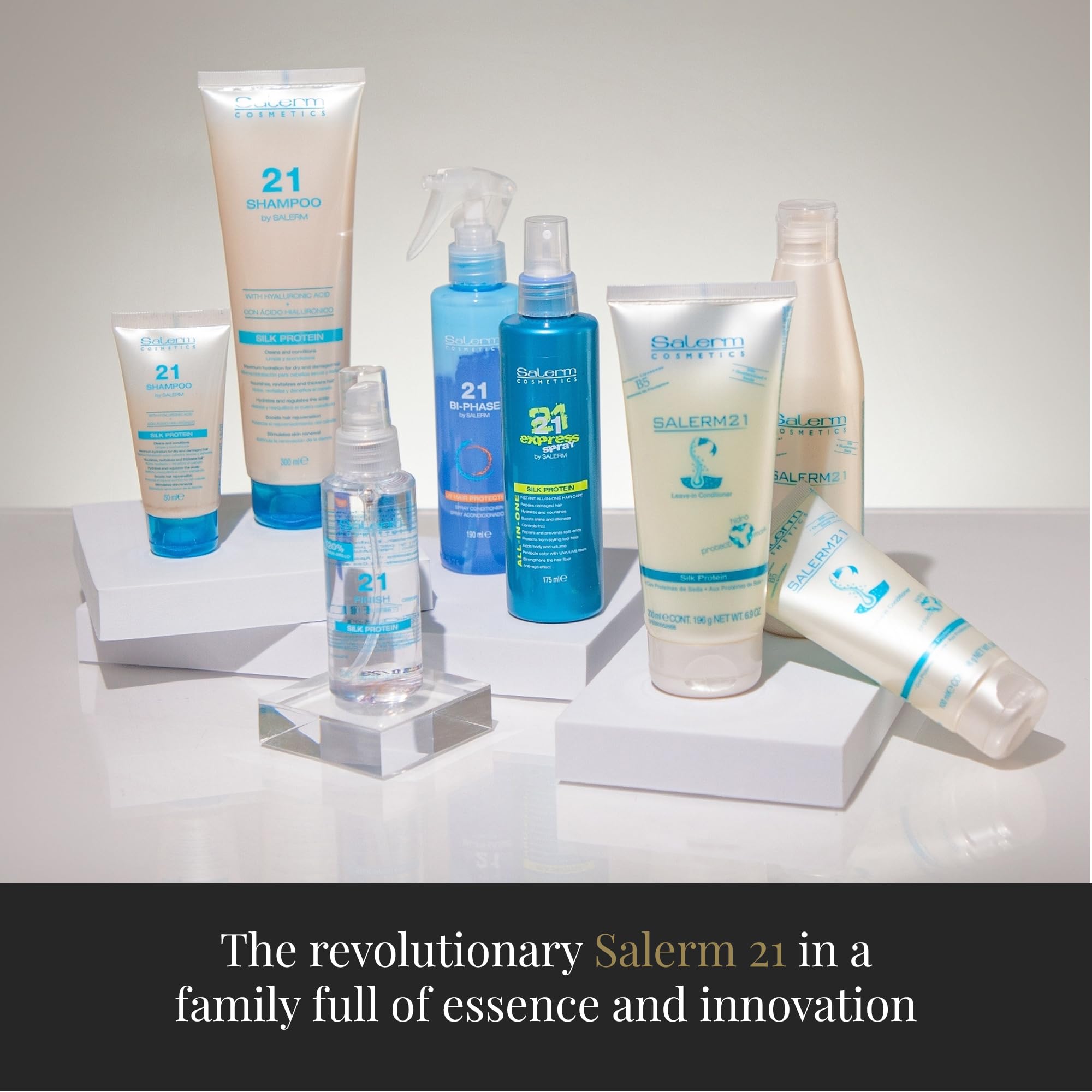 SALERM 21 split-ends repair action supports detangled, revived hair