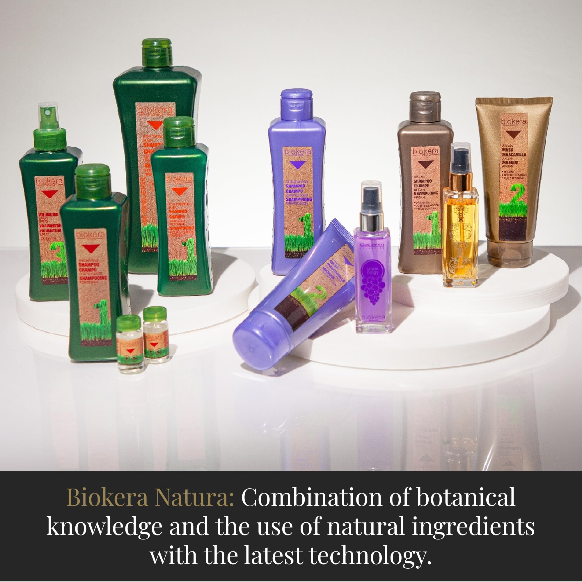 SALERM Arganology serum on damaged hair close-up reveals velvety texture