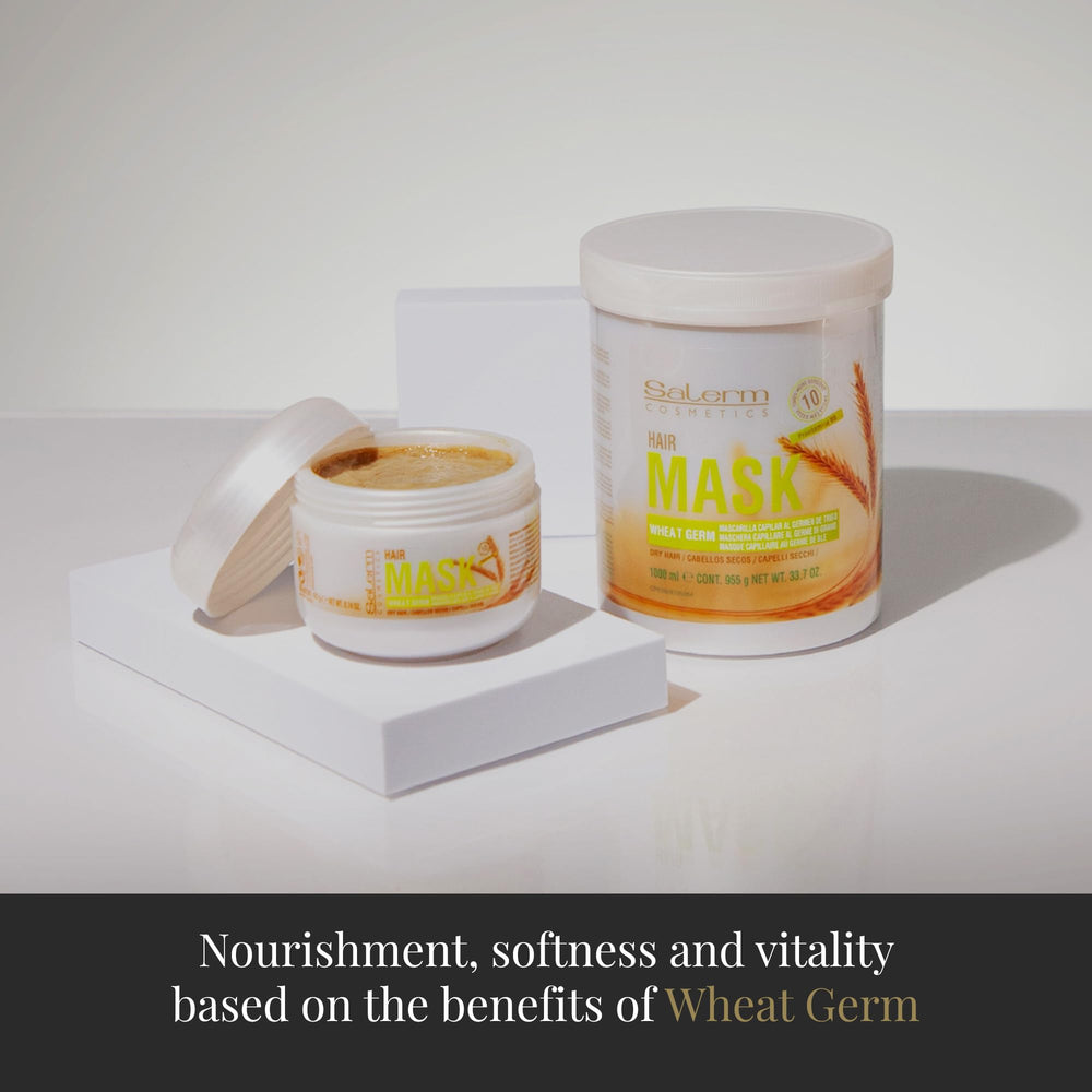  SALERM dry damaged hair becomes softer and more manageable after treatment