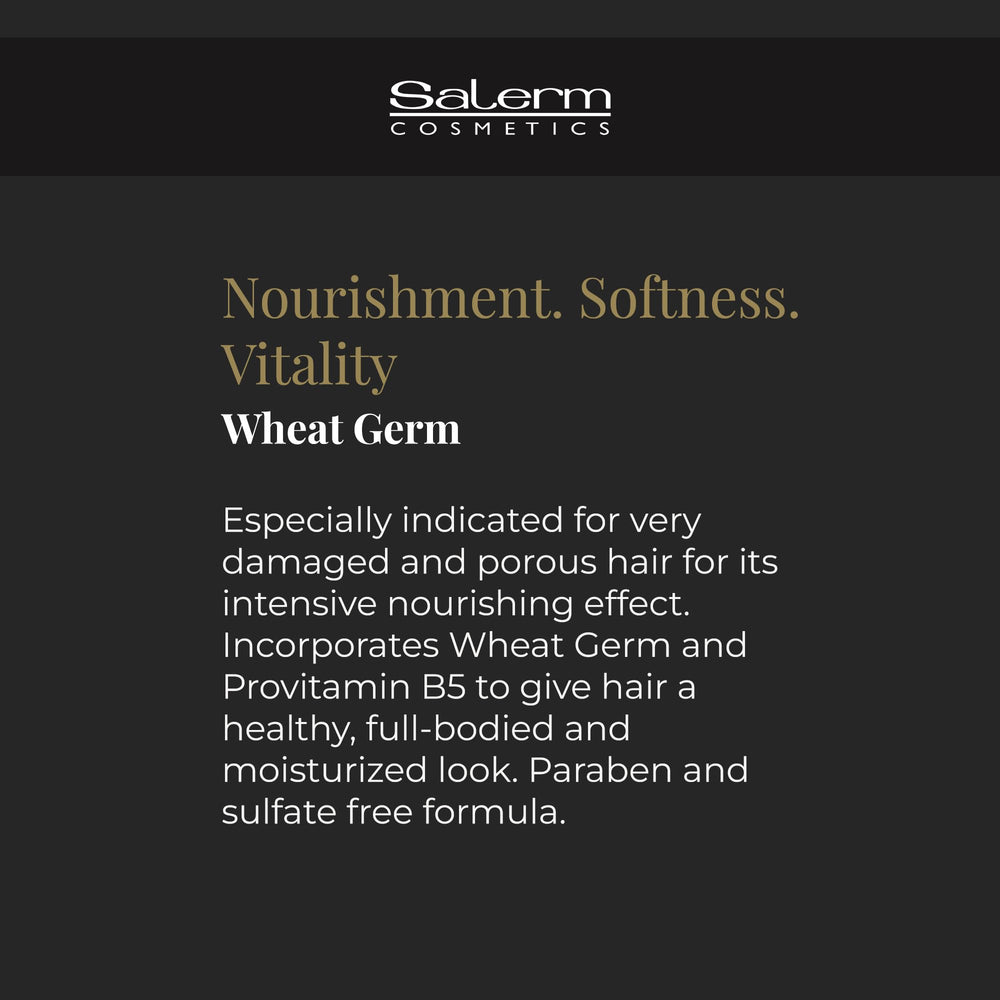  SALERM hair mask after use reveals shine and vitality