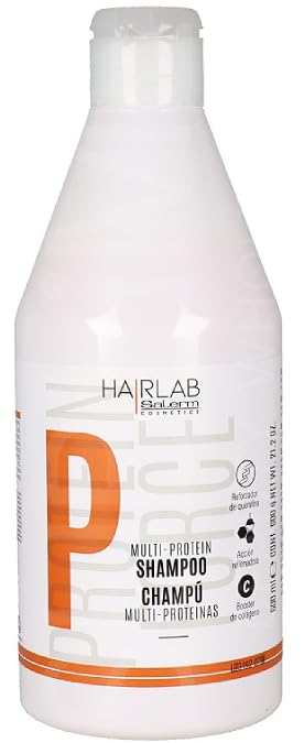 Salerm Hairlab shampoo lather during application for deep nourishment
