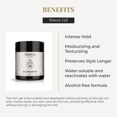 SALERM Homme Power Gel dispensing pump enables easy, controlled styling