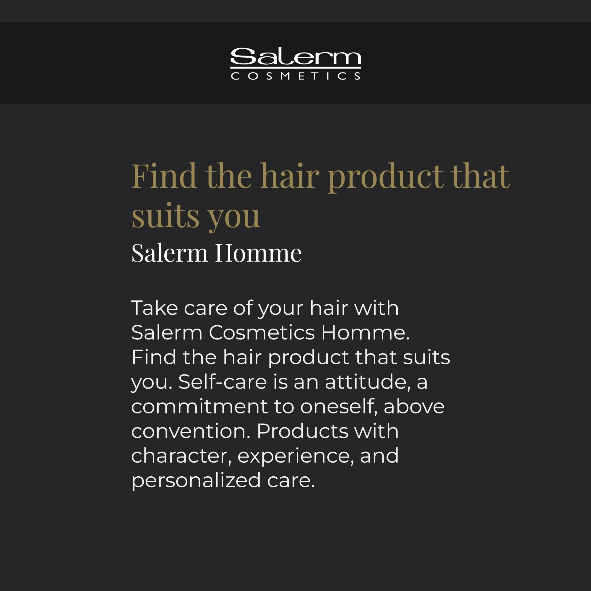 SALERM Homme Power Gel activated by heat from a hairdryer for better results
