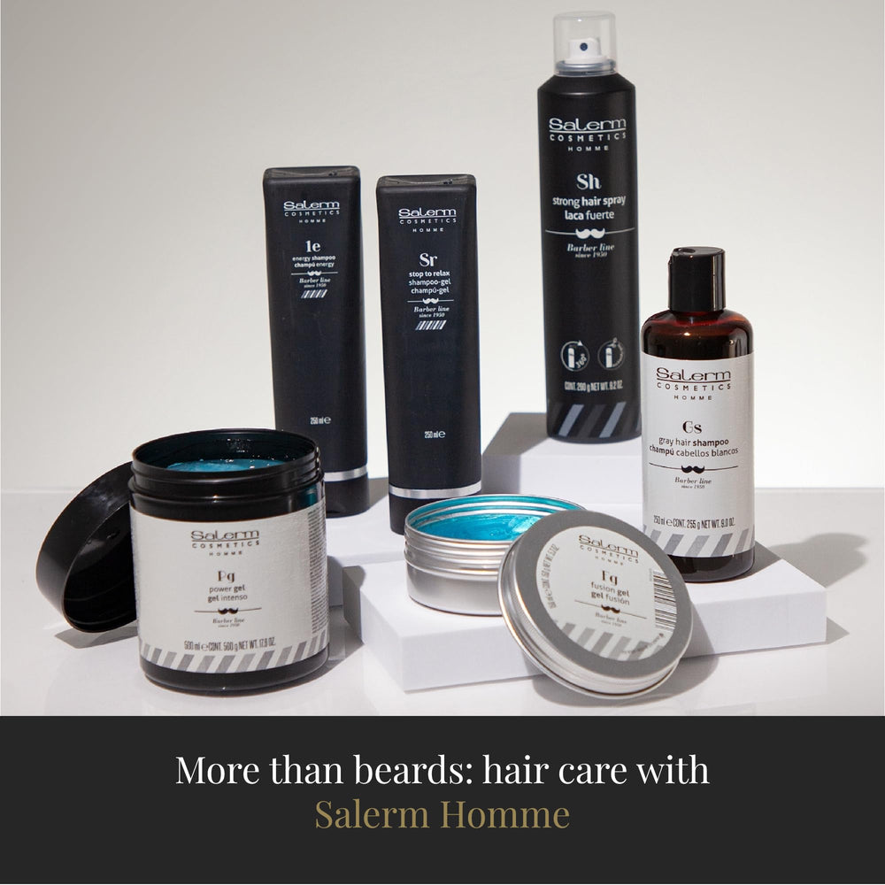 SALERM Homme Power Gel reactivates with water for memory-effect finish
