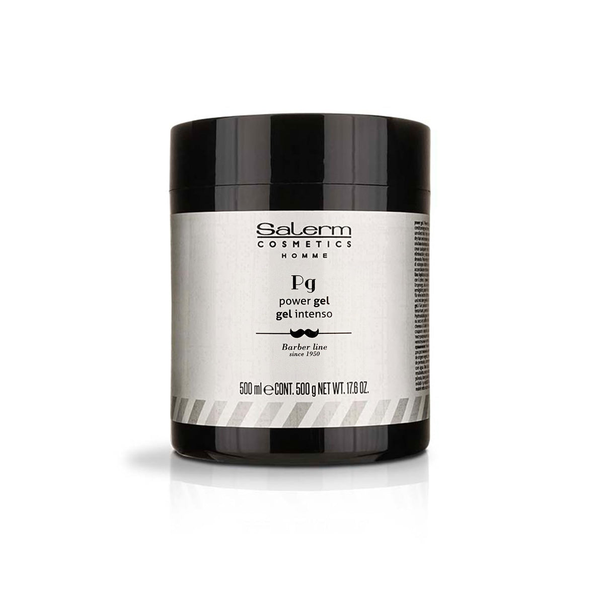 SALERM Homme Power Gel blue jar provides intense hold for versatile styling