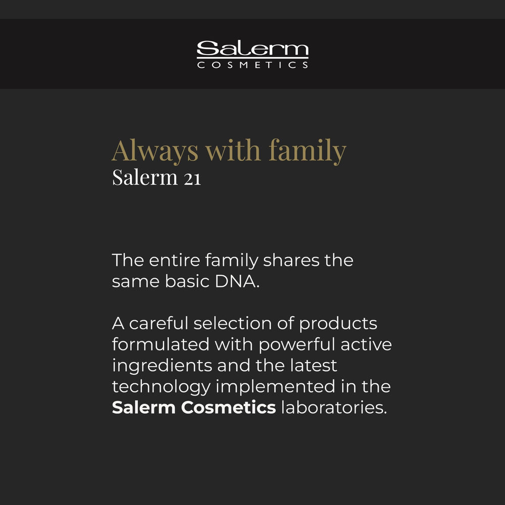 SALERM Hydrating Shampoo 21 hair shine visual hints at silky results