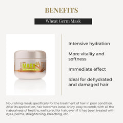  SALERM mask applied to towel-dried hair for smoother detangling