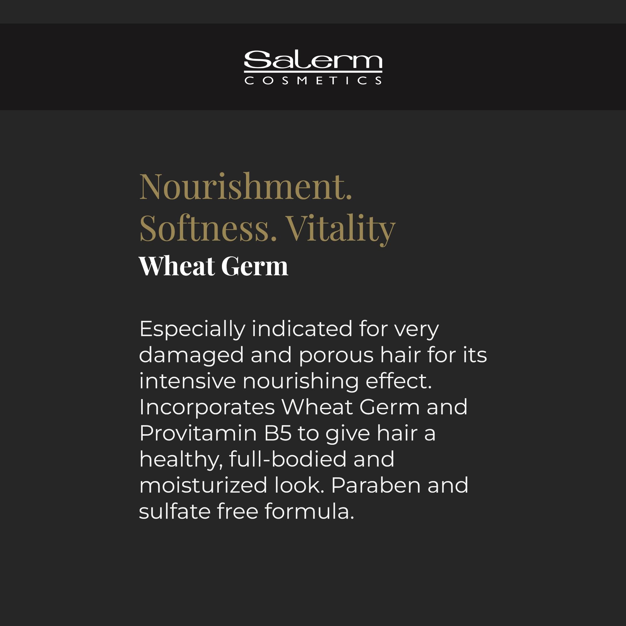 SALERM Wheat germ oil ingredient detail showcases proteins and amino acids