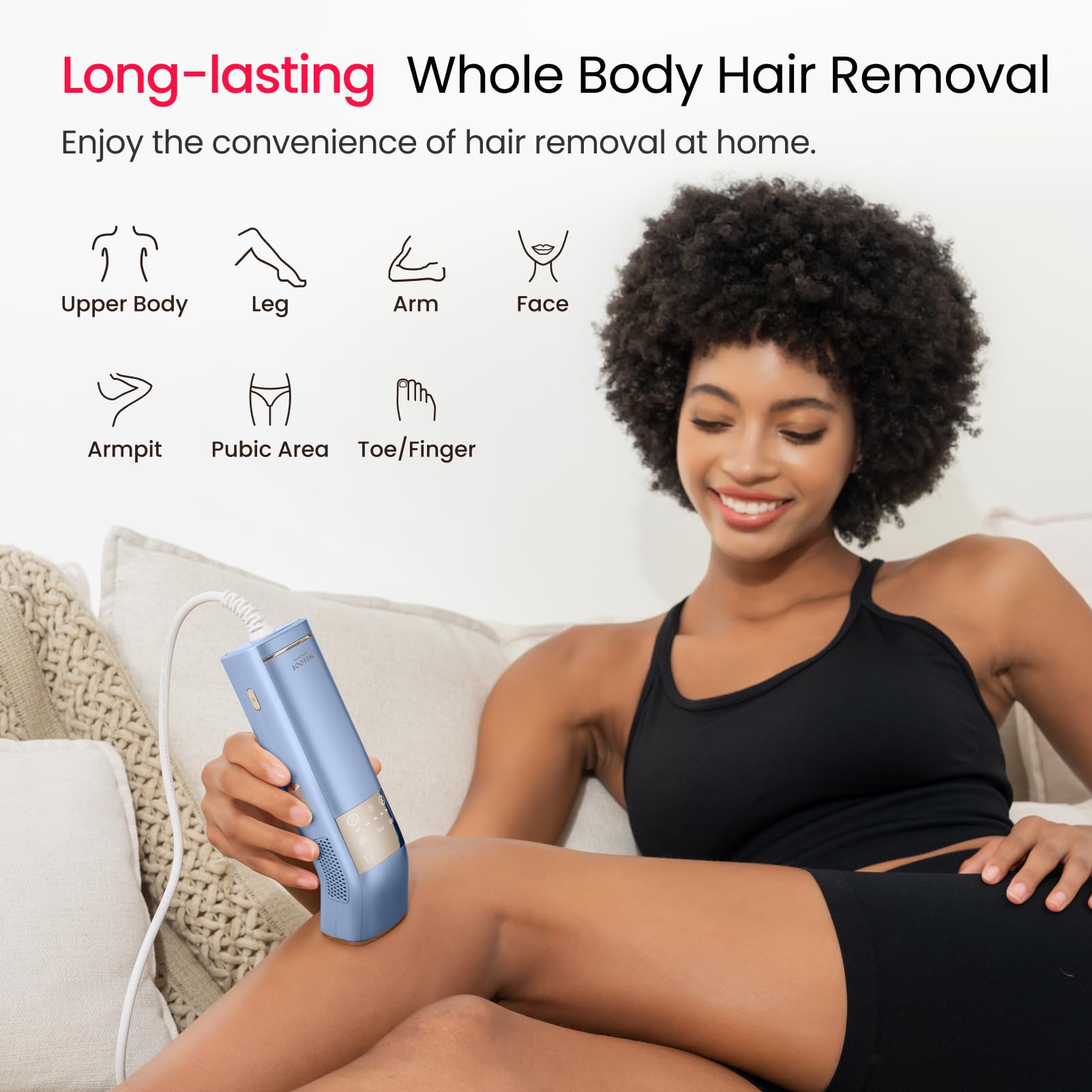 SALLOOT IPL bikini-area-use is designed for sensitive zones