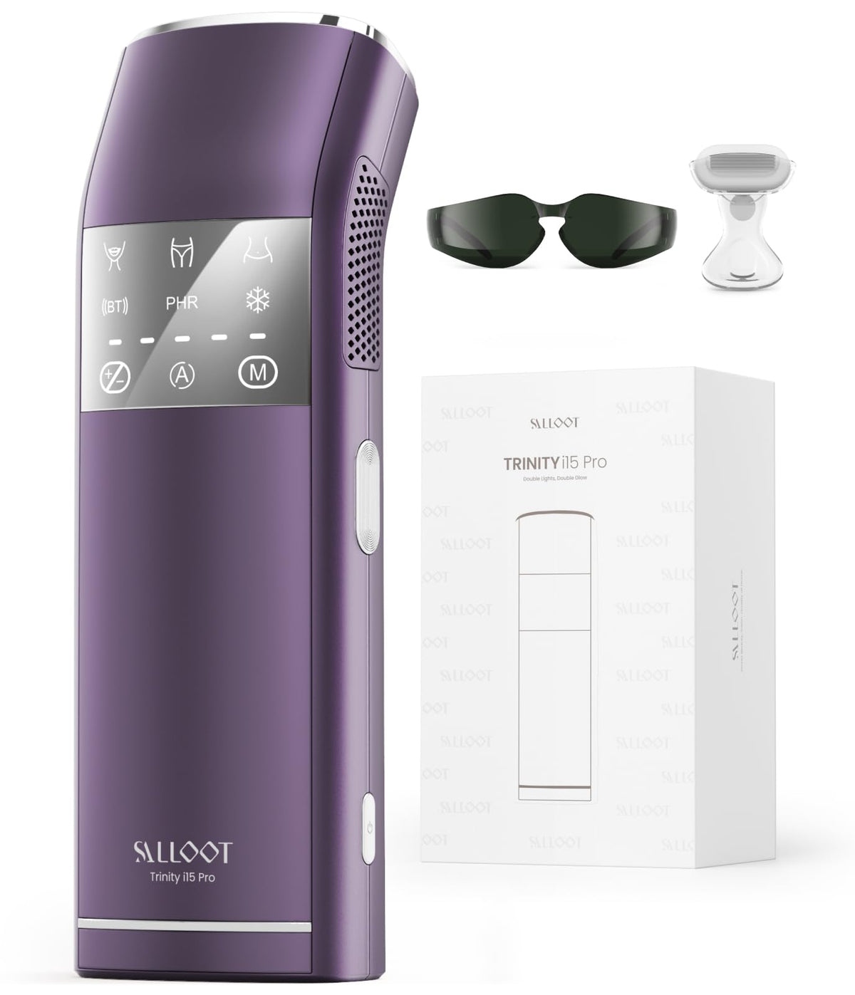SALLOOT IPL dual-lights system shows wider coverage for faster hair removal