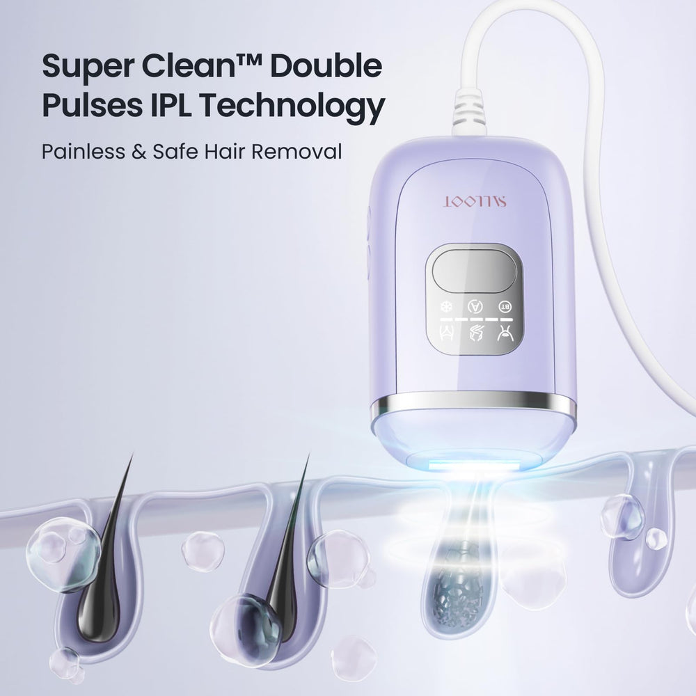 SALLOOT Nova P5 22J energy delivers powerful bikini and underarm hair reduction.
