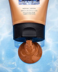 Sally Hansen Airbrush Legs application on leg for quick blending