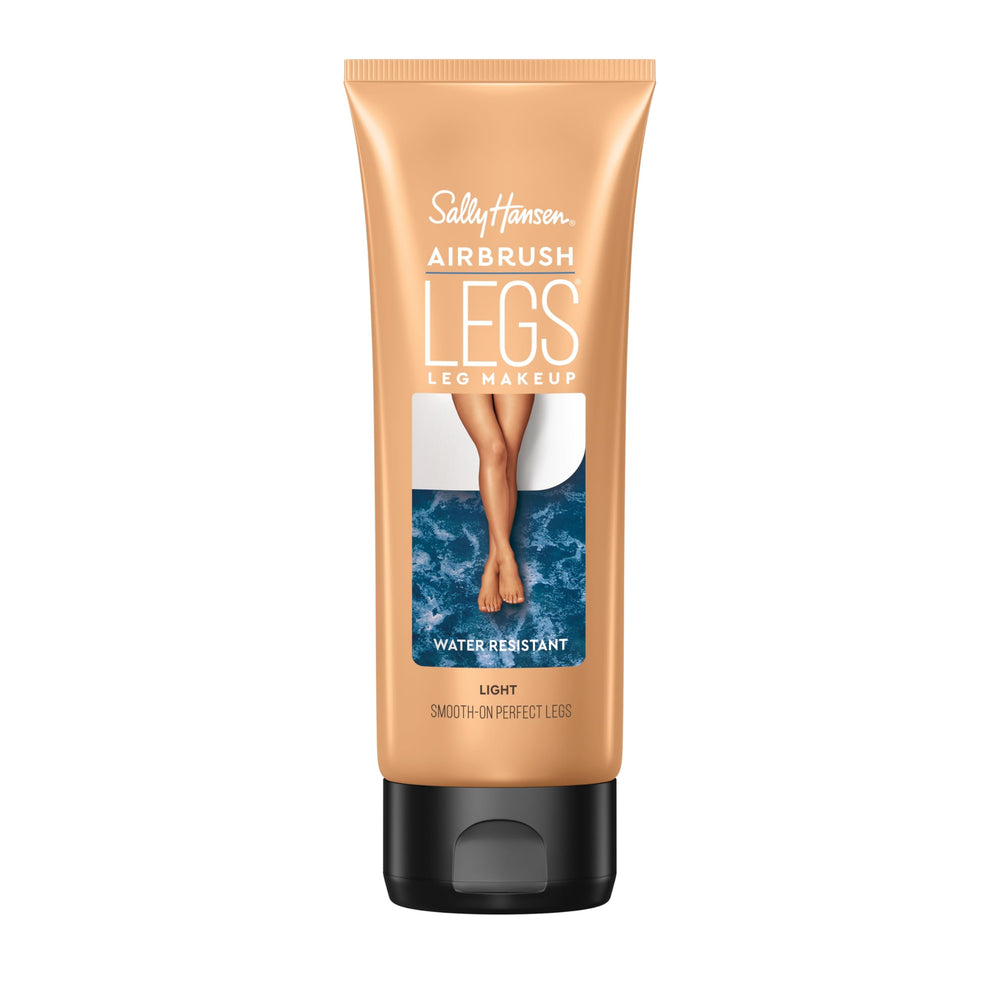 Sally Hansen Airbrush Legs bottle closeup showing smooth, natural finish