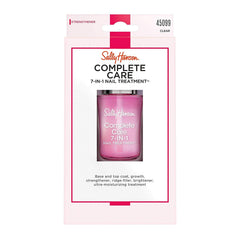 Sally Hansen Complete Care brush application demonstrates easy, one-coat base and top layer