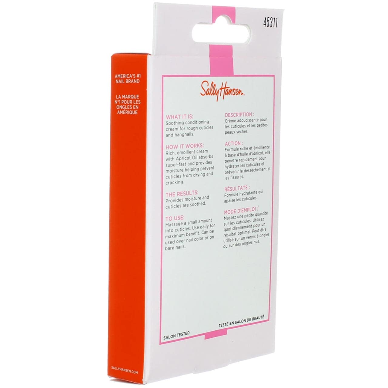 Travel-ready triple-pack of Sally Hansen Cuticle Massage Cream in compact tubes