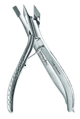 Sally Hansen ingrown nail file demonstrates smoothing edges for comfortable nails.