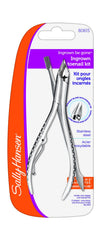 Sally Hansen ingrown toenail nipper kit with straight blade for precise trimming.