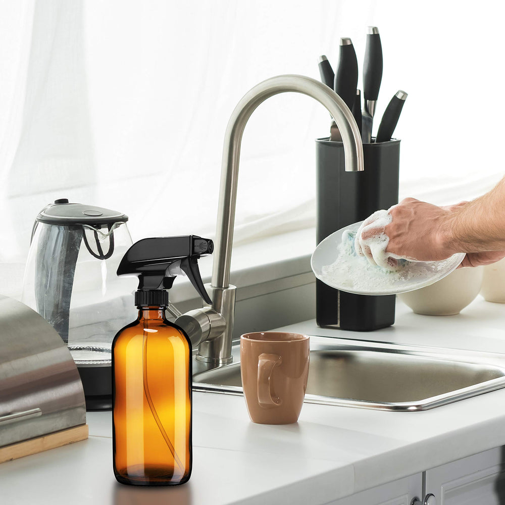 Sally's Organics six-pack display emphasizes value and bulk-ready organization.