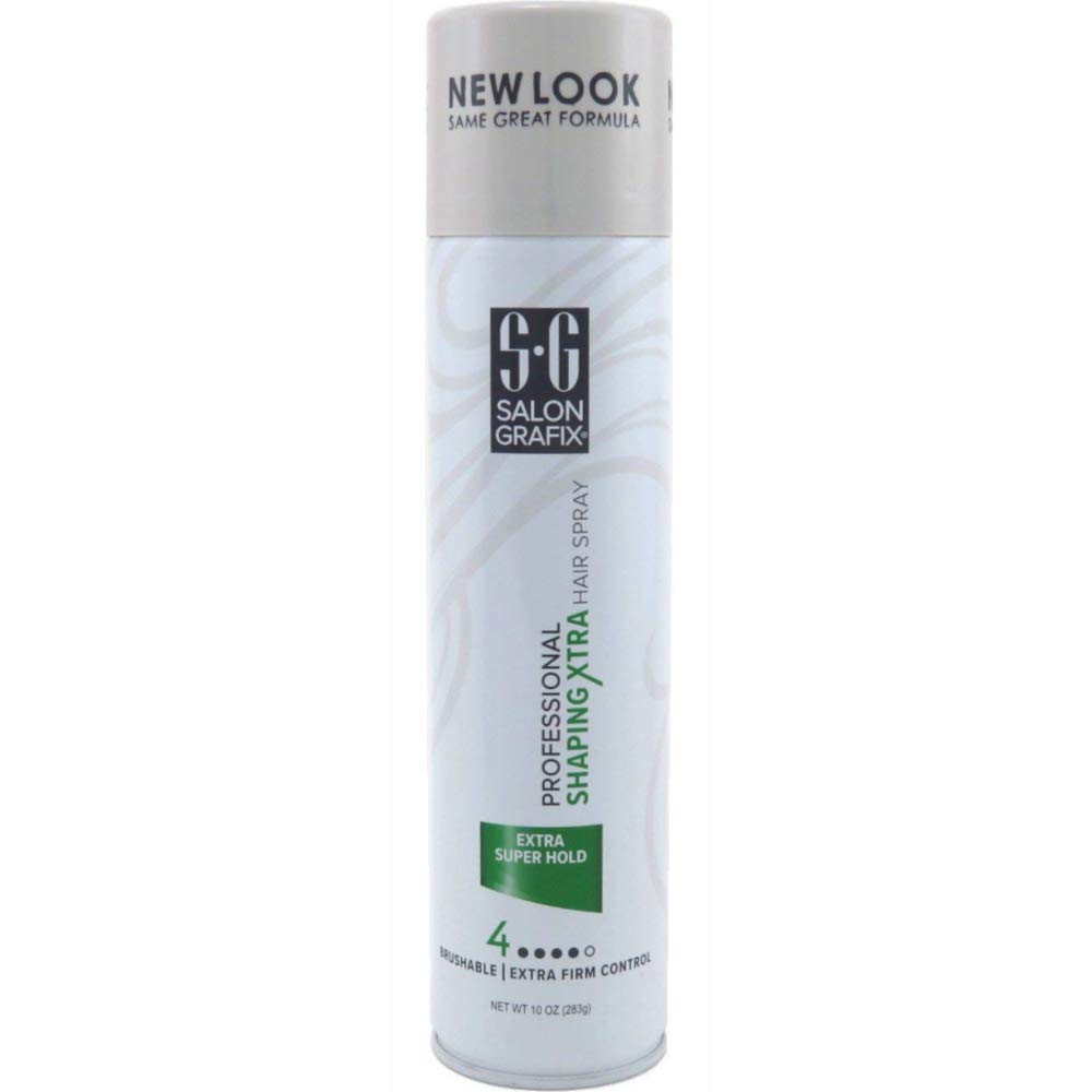 Salon Grafix Profession Shaping Hairspray six-pack demonstrates value and quantity