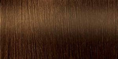 Salon in a Bottle light brown swatch bottle shows waterproof formula for sweat-proof wear.