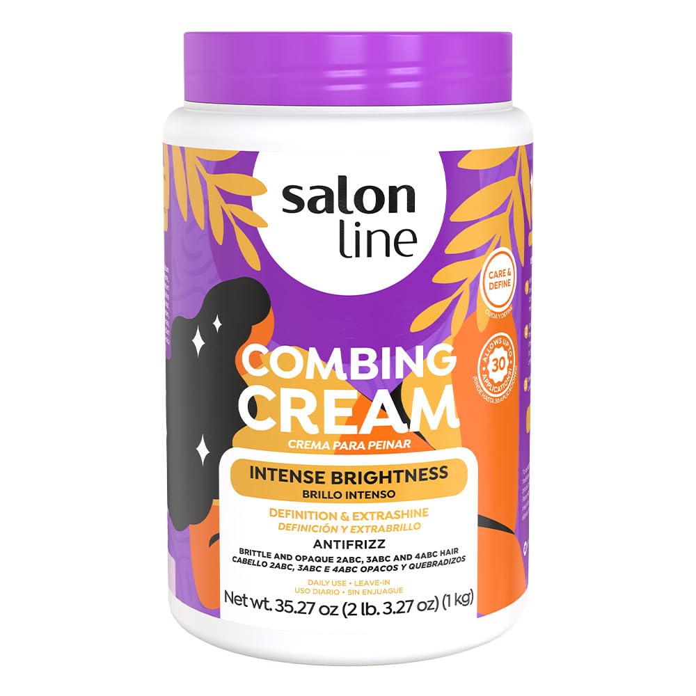 Salon Line Maximum Shine suitable for ages 12 and up on textured hair
