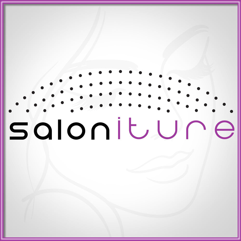 Saloniture gray face cradle cover with elastic edging provides secure, slip-free fit.
