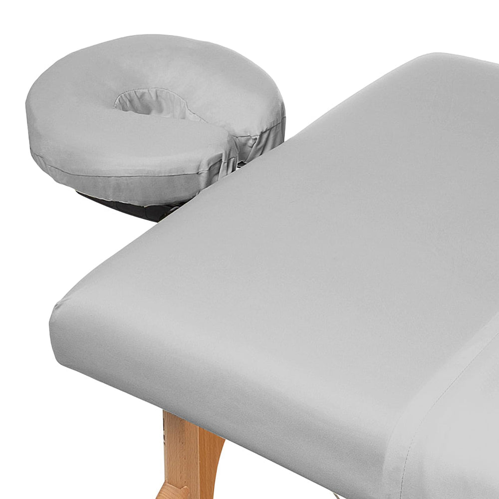 Saloniture face cradle cover keeps the face cradle clean for clients.