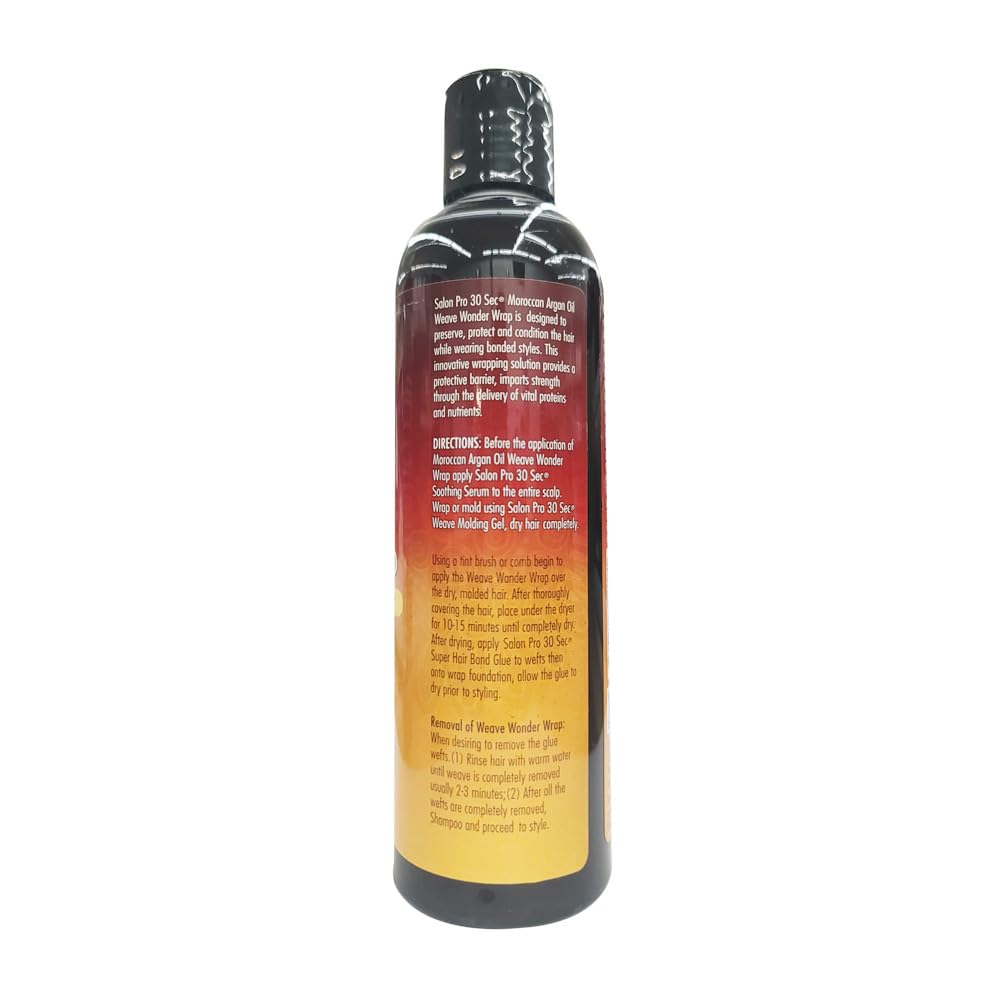 SalonPro Weave Wonder Wrap Dark removal closeup illustrates quick, gentle removal.
