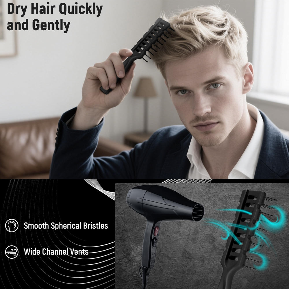 SalonSilk styling comb provides precise parting and even product distribution.