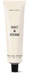Salt & Stone Neroli Basil hand cream closeup showing fast-absorbing hydration.