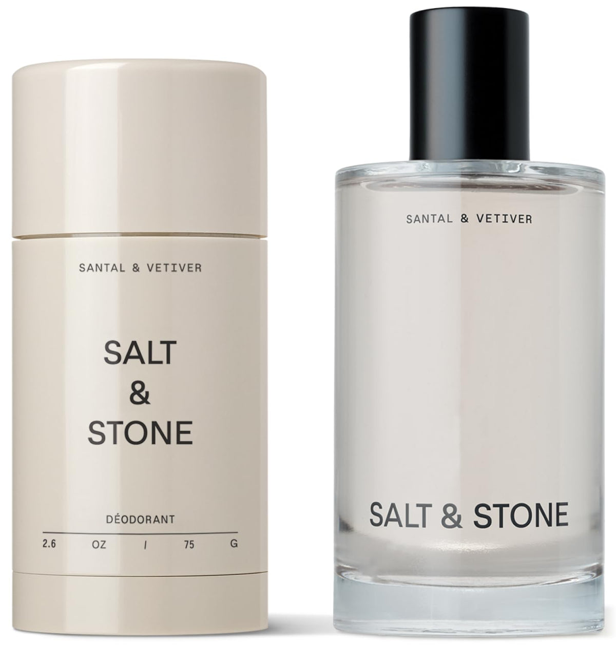 Salt & Stone Signature Scent Duo deodorant stick for long-lasting protection.