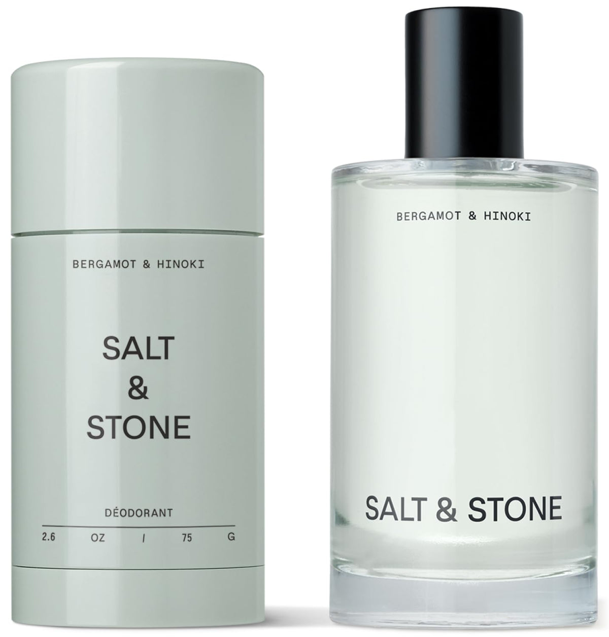 Salt & Stone Signature Scent Duo Pack: all-day confidence with aluminum-free protection and hydrating mist.