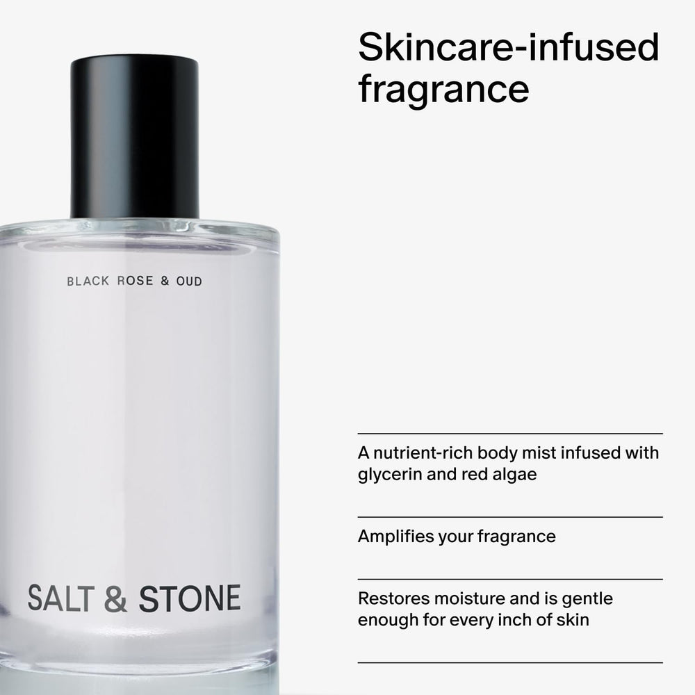 Salt & Stone vegan cruelty-free certification badge signals clean, ethical ingredients.