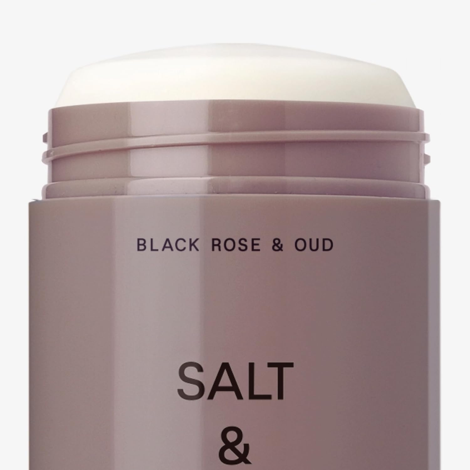 Salt & Stone vegan formula highlights plant-based ingredients on the label.