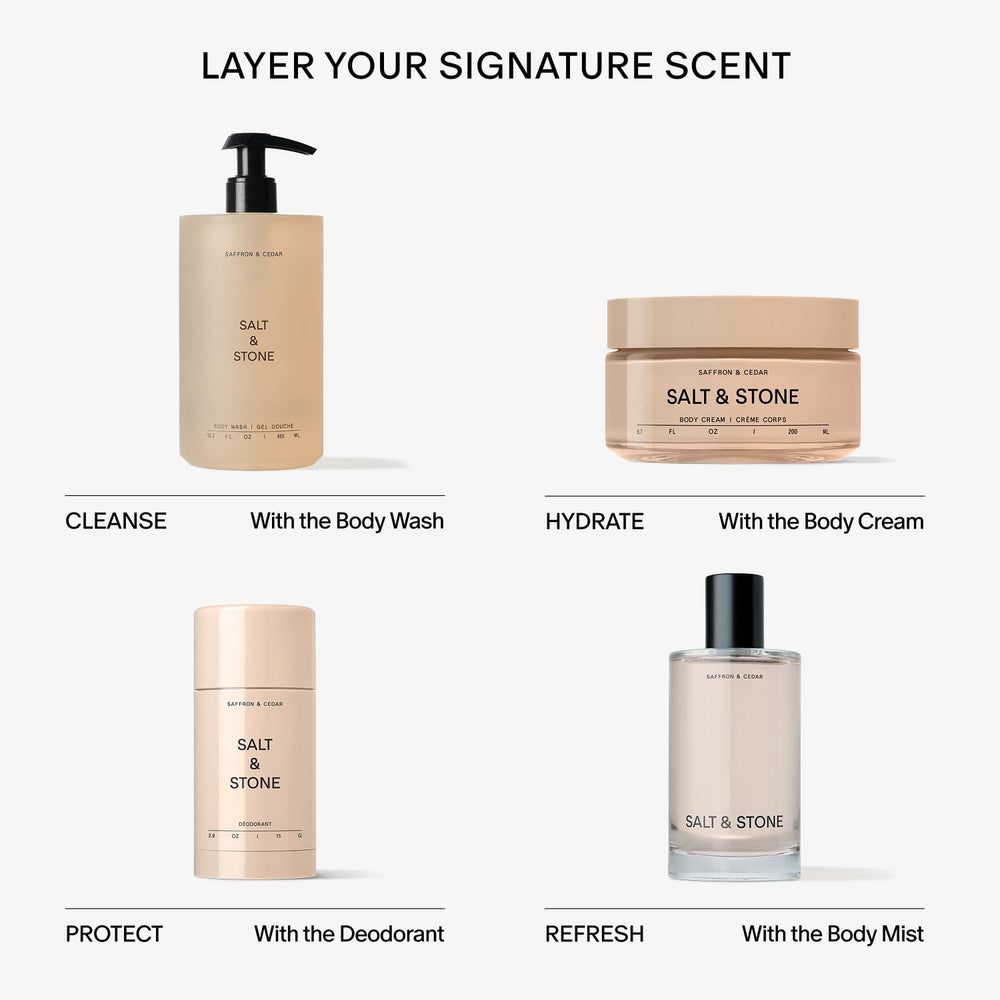 Salt & Stone end uses for legs and arms provide daily hydration.