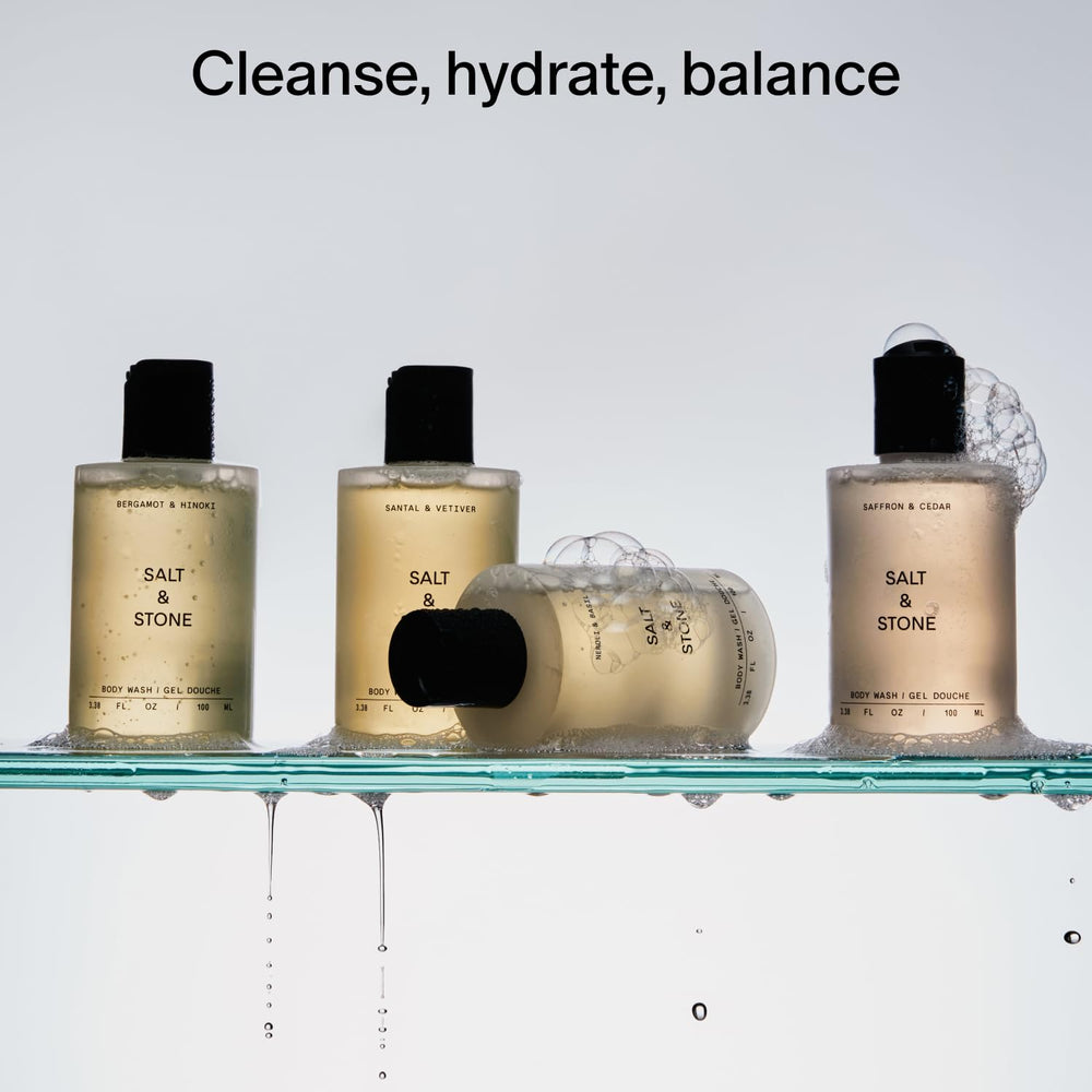 Salt & Stone mini discovery set scent collection highlights four award-winning fragrances.