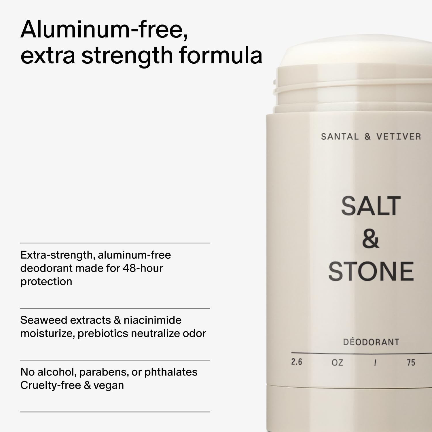 Salt &amp; Stone Black Rose &amp; Oud deodorant dark floral notes and lasting freshness